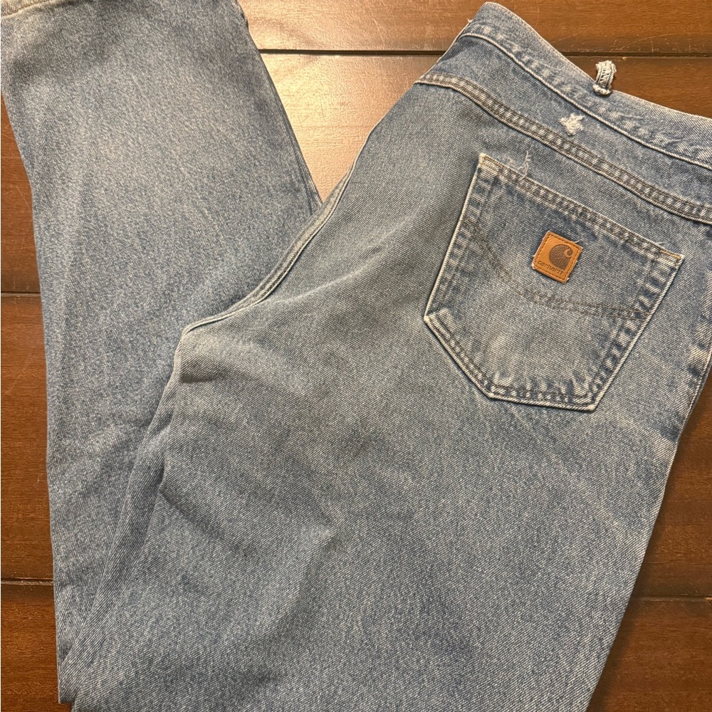 Carhartt Light Wash Denim Jeans 42x34 | Workwear / Vintage